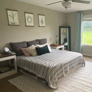 Hearth&Hand Linen Blend Duvet Cover